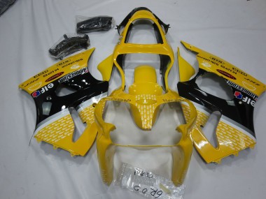 00-02 Jaune Elf ZX6R Carénage Moto